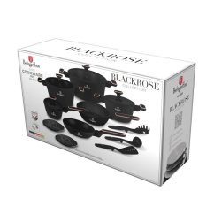 Sada nádobí s titanovým povrchem 15 ks Black Rose Collection