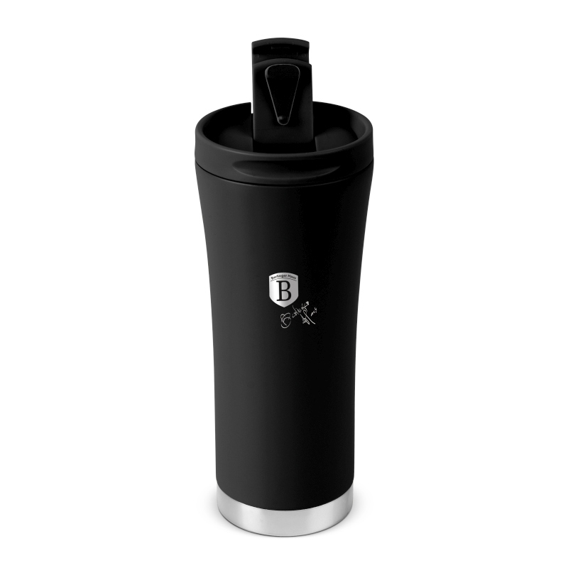 Cană termos din oțel inoxidabil cu pereți dubli 0,5 l Colecția Matte Black
