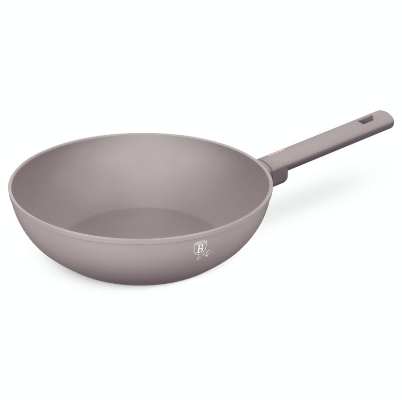 Pánev WOK s titanovým povrchem 28 cm Taupe Collection