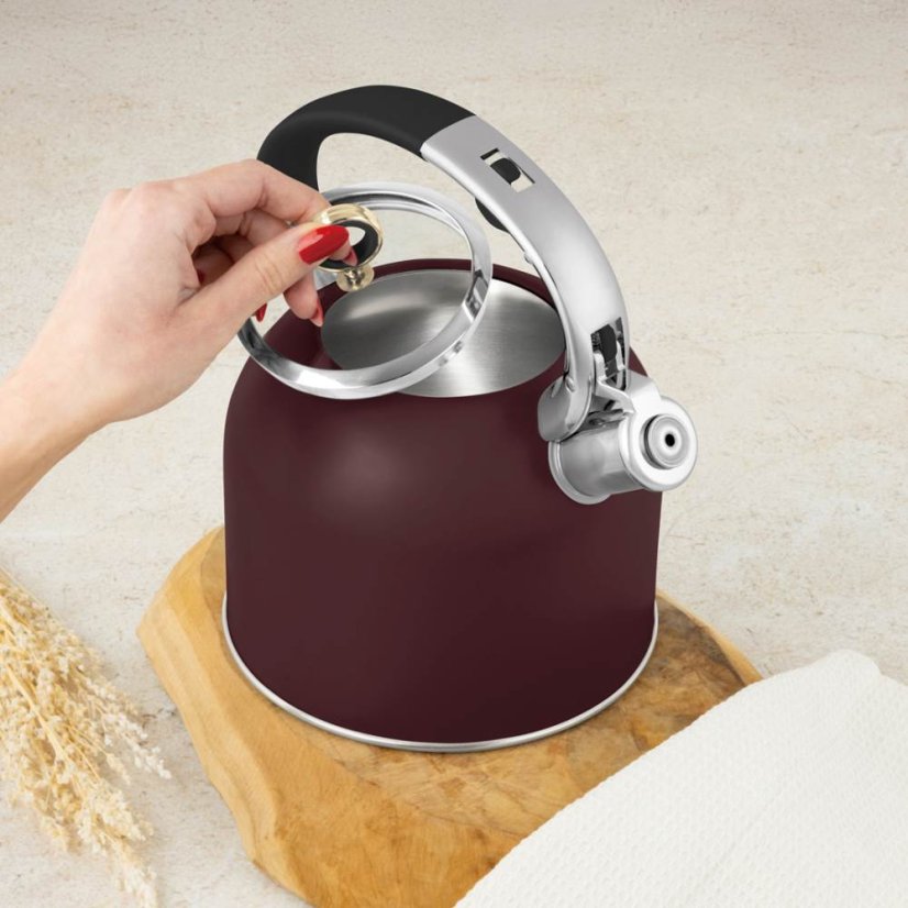 Konvice se skleněným víkem 3 l Leonardo Collection