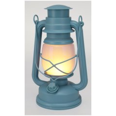 Lucerna s LED plamenem 24 cm zelená Lucerna s LED plamenem 24 cm zelená