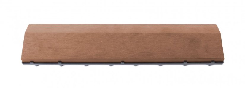 Bandă de tranziție G21 Cherry pentru plăci WPC, 30 x 7,5 cm drepte
