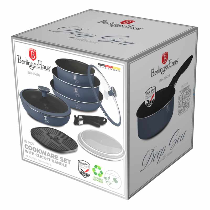 10-dielna sada titánového riadu Deep Sea Collection