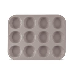 Forma na muffiny s nepřilnavým povrchem 12 ks Taupe Collection