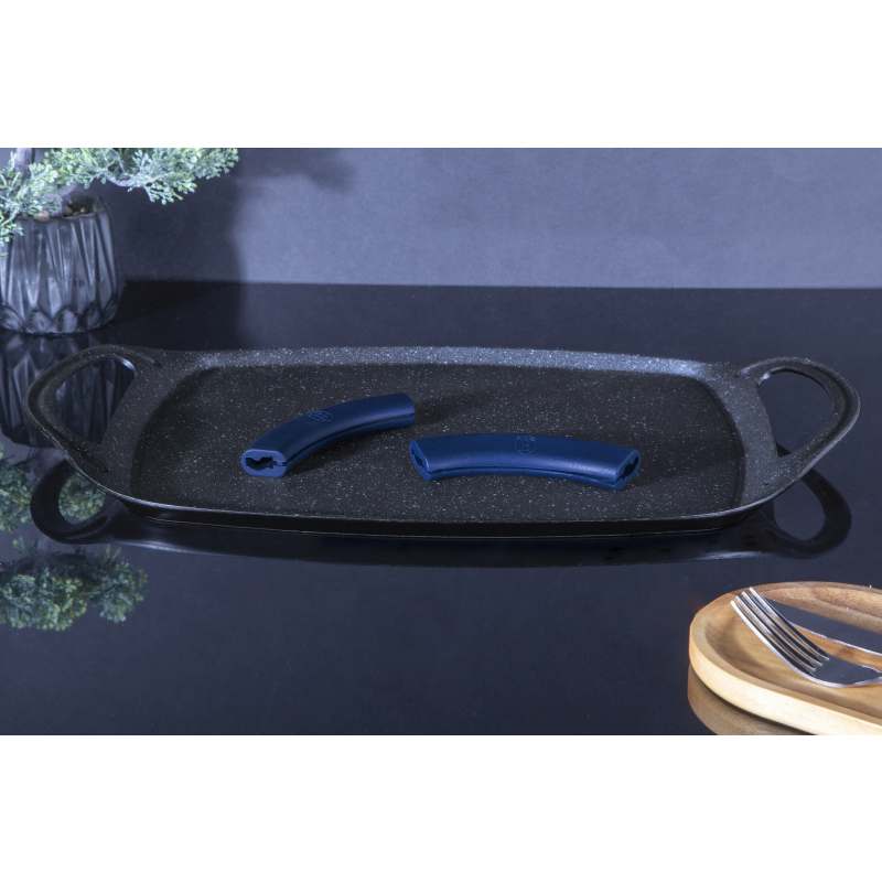 Grilovací deska s mramorovým povrchem 47 cm Aquamarine Metallic Line