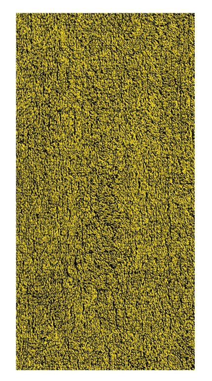 Ručník LADESSA 50x100 cm, šedý / žlutý