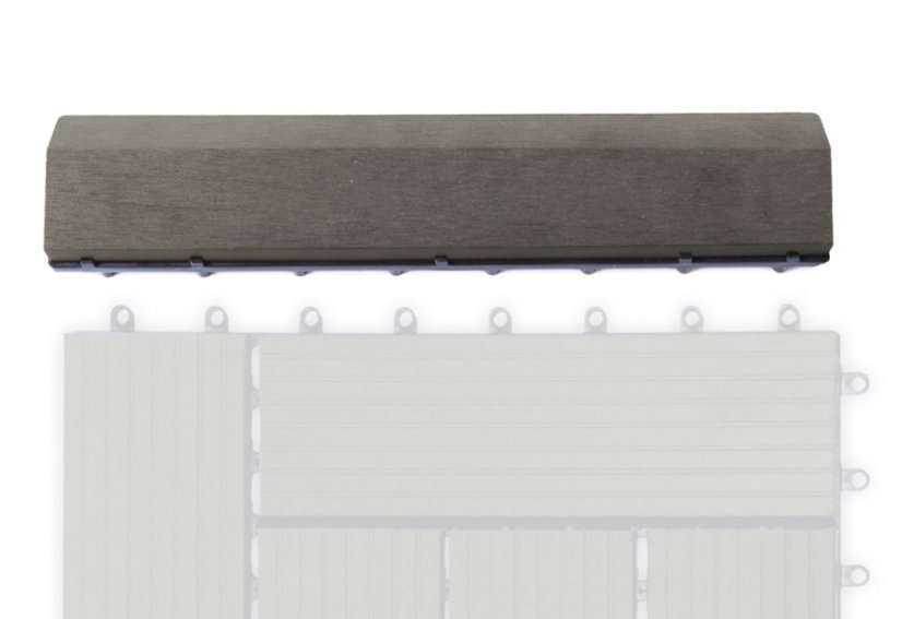 Bandă de tranziție G21 Incana pentru plăci WPC, 30 x 7,5 cm drepte