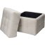 Taburet 38 × 38 × 37 cm bej Taburet 38 × 38 × 37 cm bej