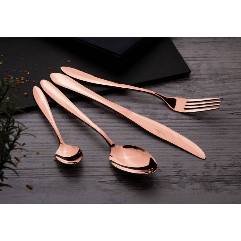 Sada příborů 24 ks nerez satin Rosegold Metallic Line