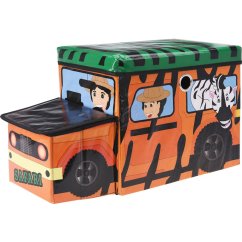 Úložný box a sedadlo z MDF safari