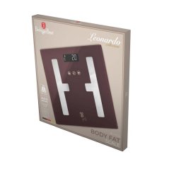 Osobní váha s měřením tuku, svalů a vody 180 kg Leonardo Collection