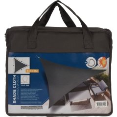 Foiță de umbră triunghi 3x3x3m gri