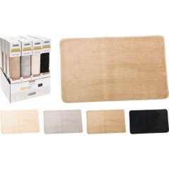 Koupelnová předložka 75 x 45 cm béžová