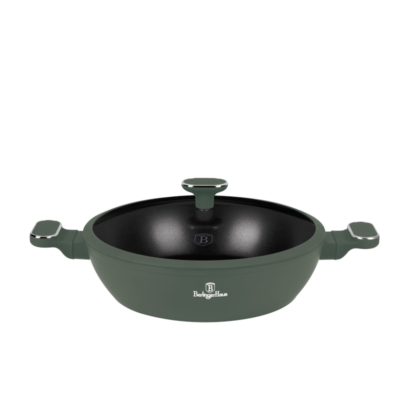 Caserolă cu înveliș și capac din titan 30 cm Colecția Verde Mat
