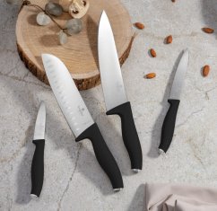 Sada nožů nerez 4 ks Matte Black Collection