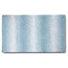 Kúpeľňová predložka Ombre 100x60 cm polyester ľadovo modrá