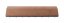 Bandă de tranziție G21 Cherry pentru plăci WPC, 30 x 7,5 cm drepte