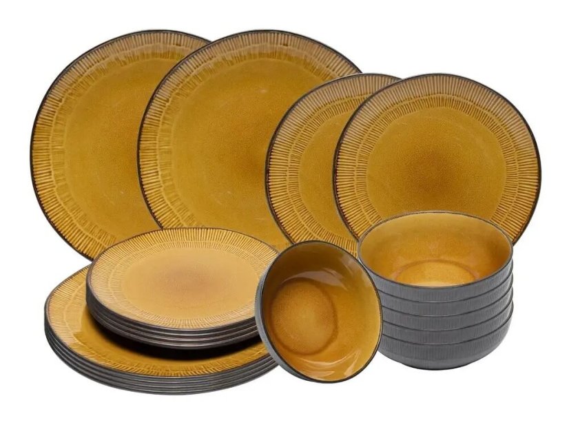 Jídelní sada talířů 18 ks Evia