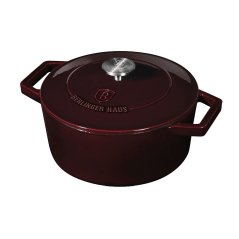 Pekáč litinový s poklicí 24 cm Burgundy Line