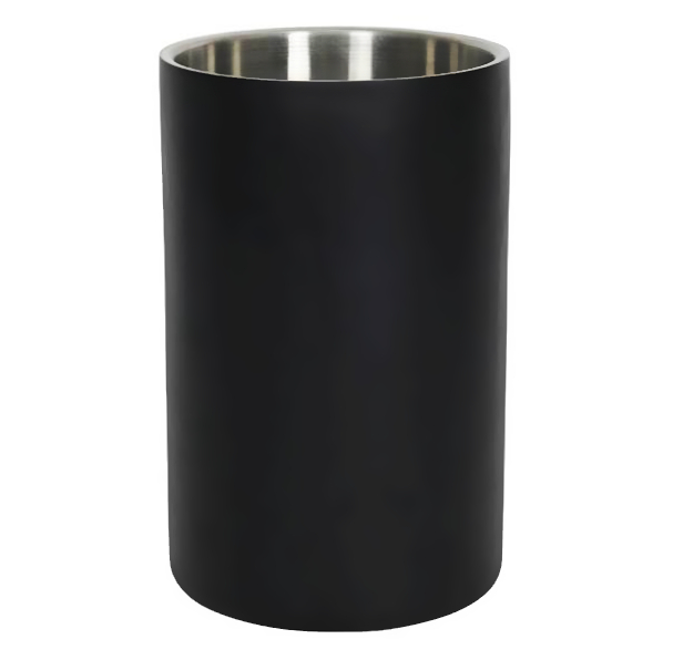 Chladič na víno a led s dvojitou stěnou MATTE BLACK