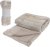 Prikrývka Microplush 130 x 150 cm krémová