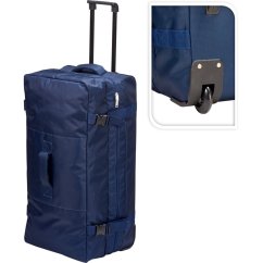 Cestovná taška na kolieskach 75 l modrá