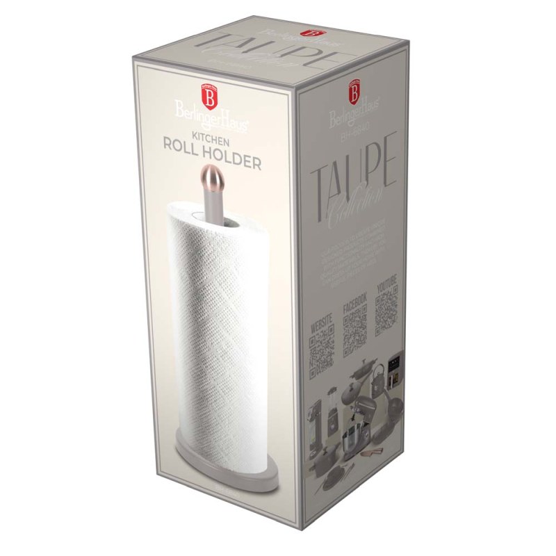 Držák na papírové utěrky nerez Taupe Collection