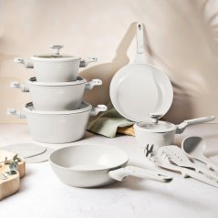 Sada nádobí s titanovým povrchem 15 ks Sahara Marble Collection