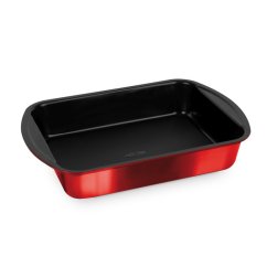Bandeja de horno con superficie de titanio 40x28,5 cm Burgundy Metallic Line