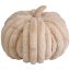 Polštář dekorační dýně polyester 32 × 25 cm béžová