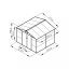 Casuta de gradina G21 GAH 706 - 277 x 255 cm, gri Casuta de gradina G21 GAH 706 - 277 x 255 cm, gri