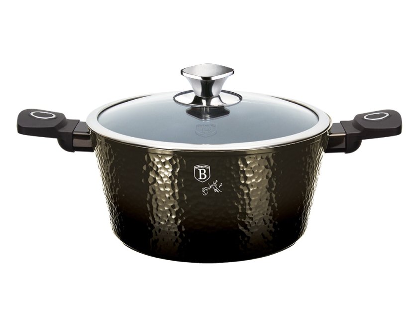 Kastrol s titanovým povrchem 24 cm Primal Gloss Collection 2 poklice