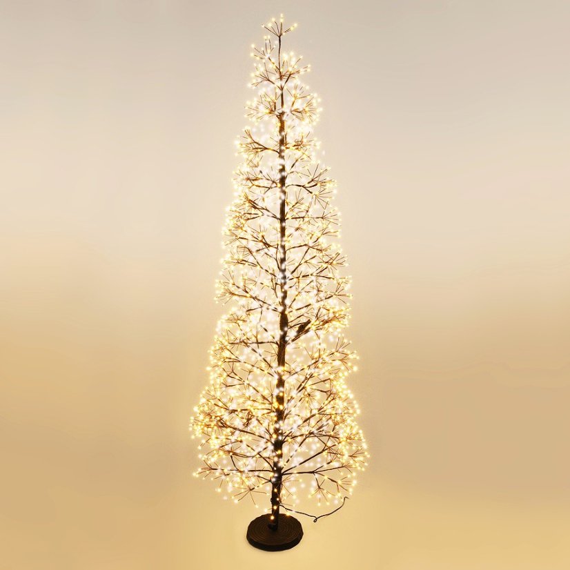 Dekorativní světelný stromek 1600 LED 150 cm