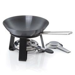 Wok mini Joy ocel černý 15,0cm 18,0cm 0,35