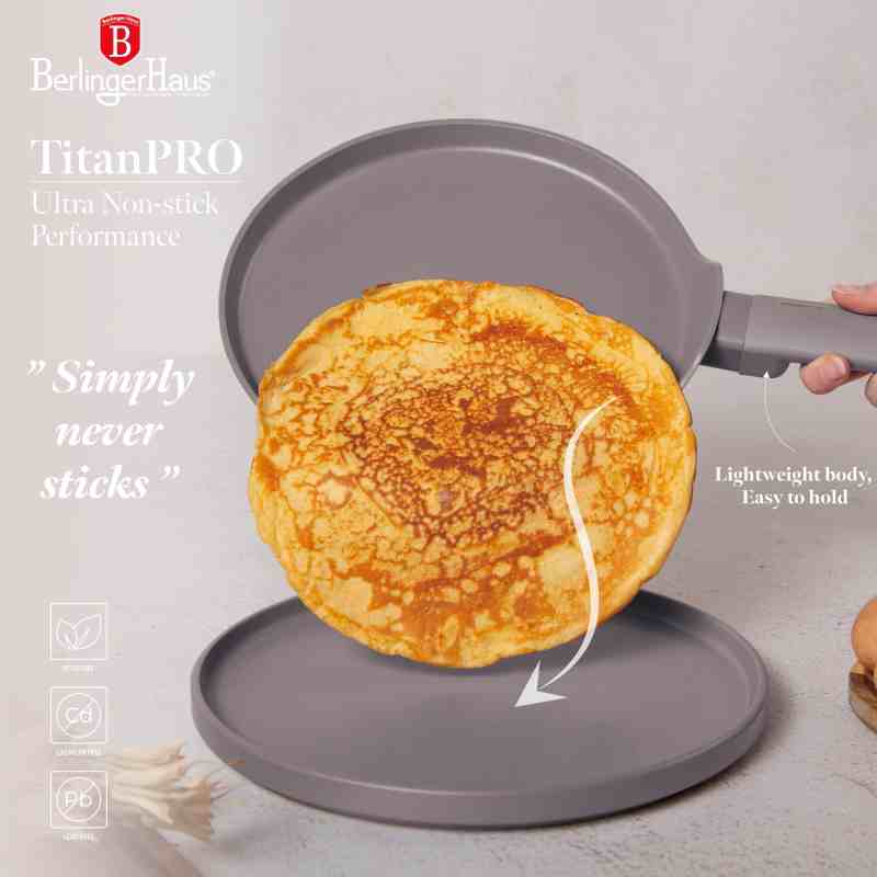 Pánev na palačinky s titanovým povrchem 25 cm Taupe Collection