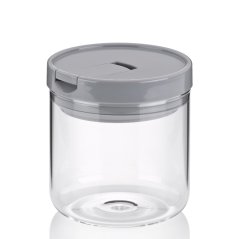 Dóza ARIK skleněná šedá 0,6 l