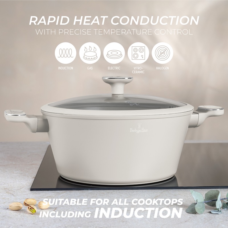 Sada nádobí s titanovým povrchem 15 ks Sahara Marble Collection