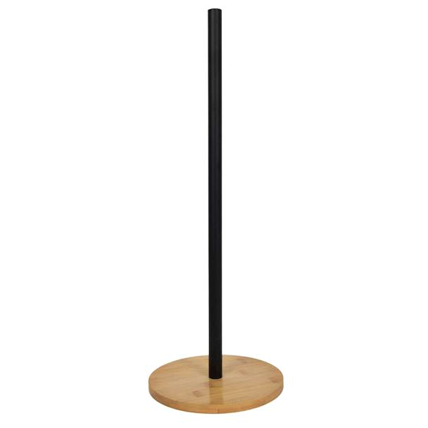 Držák na toaletní papír 52 cm černá/dřevo