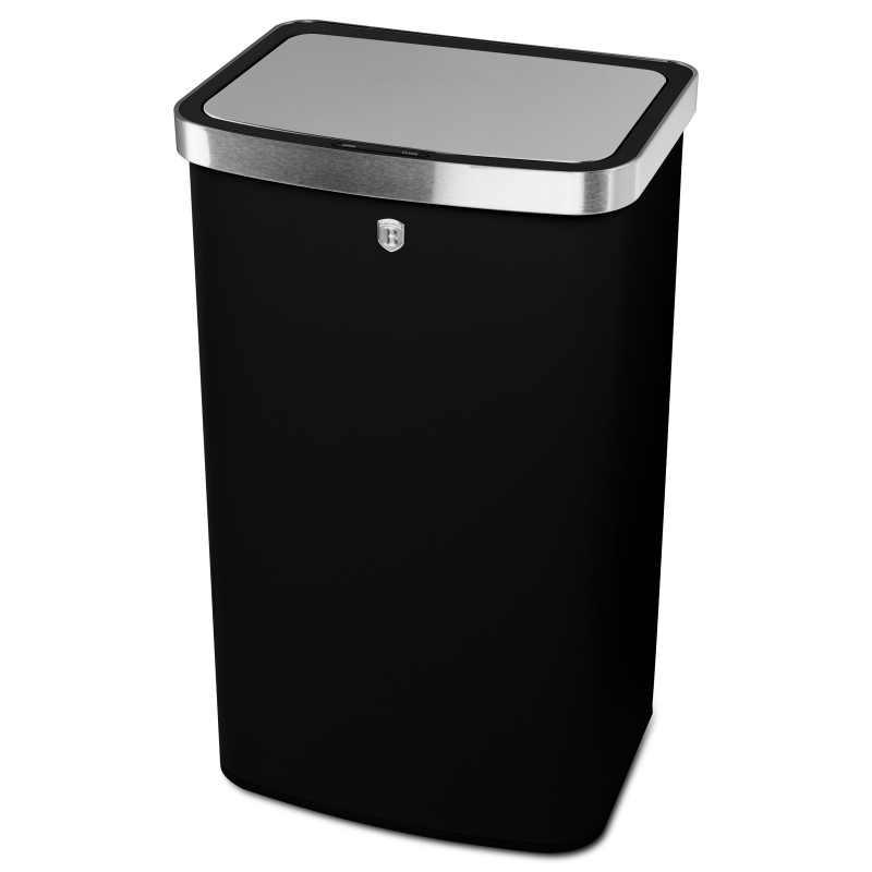 Bezdotykový odpadkový koš na senzor 60 l Matte Black Collection