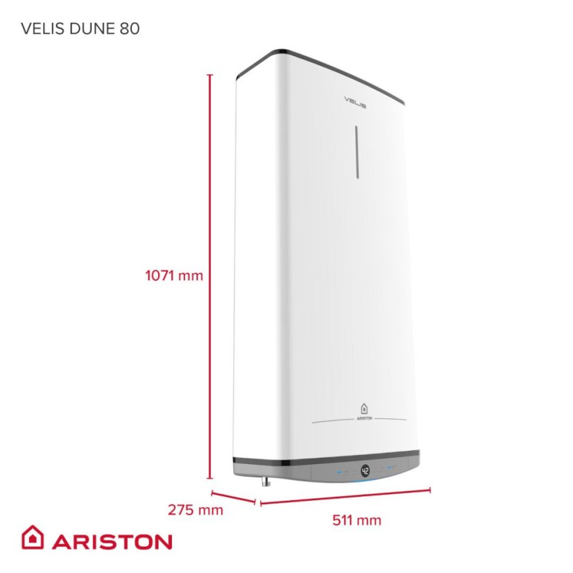 Boiler electric mediu 80 l orizontal / vertical VELIS DUNE 80 EU