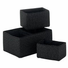 Set 5 cosuri RIMOSSA, plastic, negru