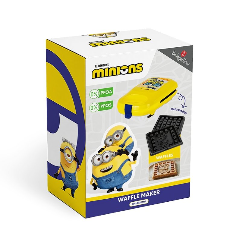 Aparat electric de vafe de 600 W din colecția MINIONII