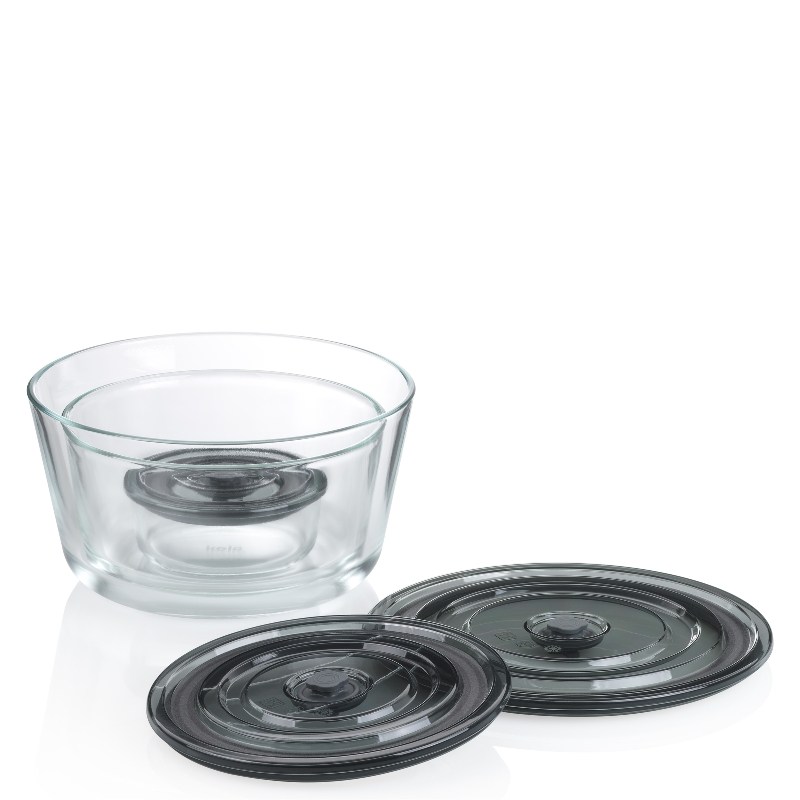 Dóza na potraviny skladovací Aurelia sklo 19 x 9 cm, 1,22l