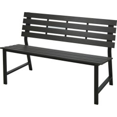 Záhradná lavička 125 cm drevo-plast Záhradná lavička 125 cm drevo-plast