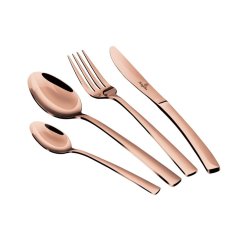 Sada příborů 24 ks Rosegold Metallic Line nerez mirror