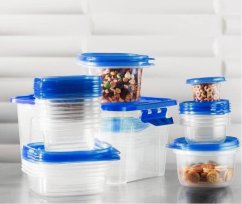 Dóza na potraviny JUMBO sada 27 ks modrá