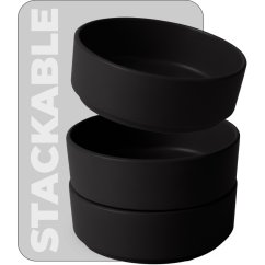 Miska na polévku 16 cm Matte Black Collection