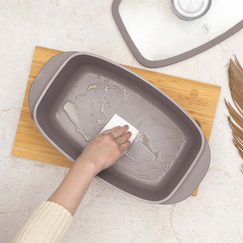 Bandeja de horno con tapa Aroma 6 l Colección Taupe
