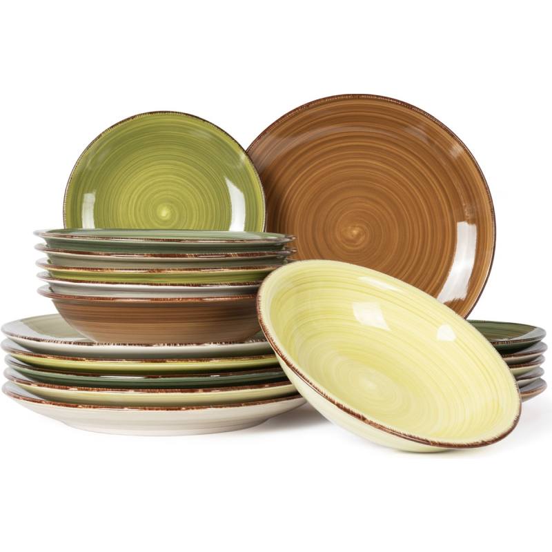 Set farfurii Nature 18 buc