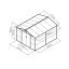 Casuta de gradina G21 GAH 884 - 277 x 319 cm, antracit